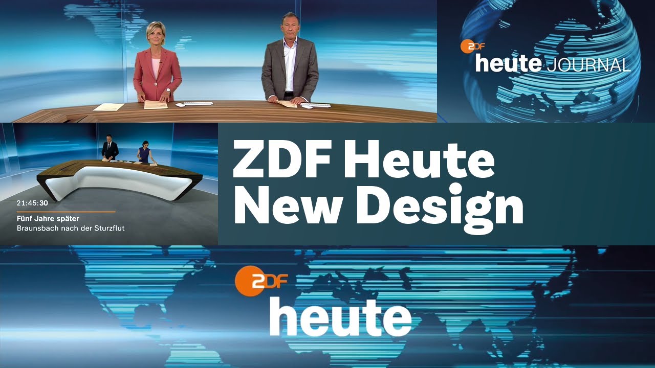 New Intros and Studio for German ZDF Heute News