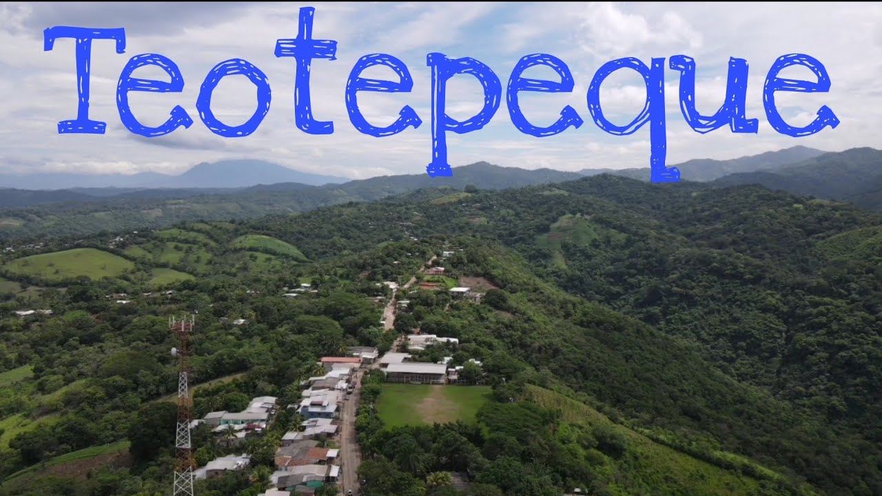 😱😱😱😍ASÍ SE VE TEOTEPEQUE(cerro de Dios) DESDE EL CIELO  DEPARTAMENTO DE LA LIBERTAD, El Salvador