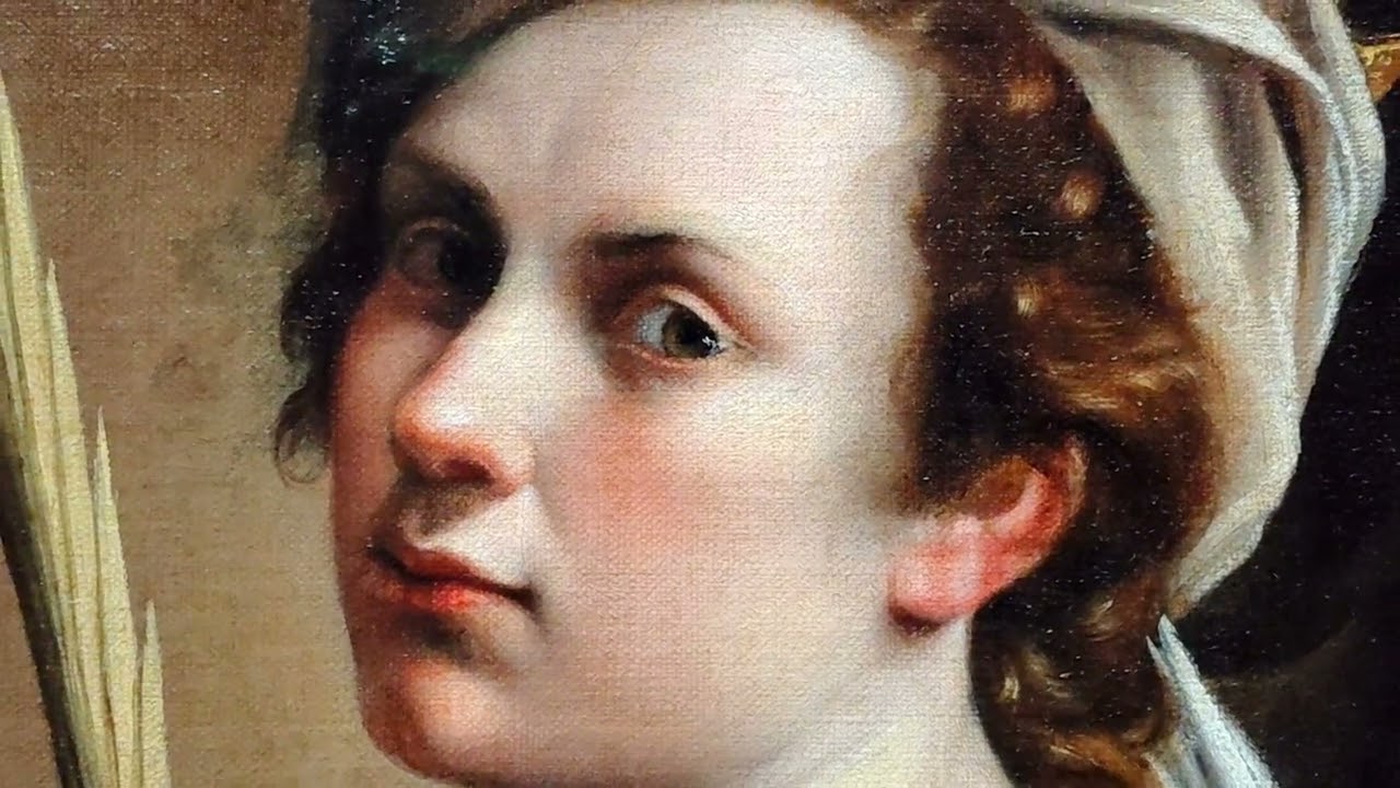 THE NATIONAL GALLERY Self Portrait as Saint Catherine of Alexandria ARTEMISIA GENTILESCHI