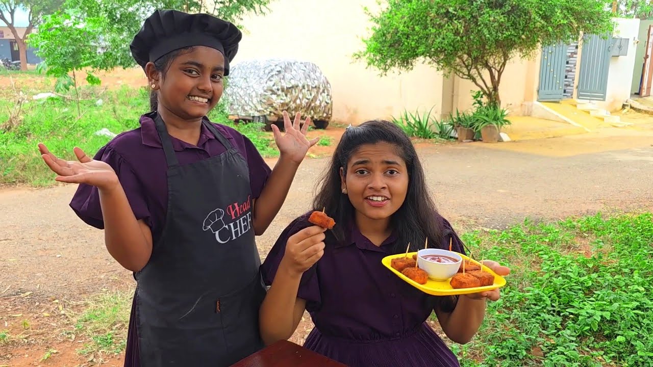 Panneer Lollypop 🍢 Kutty chef Diya 👩‍🍳 cooking 🍳 😋 