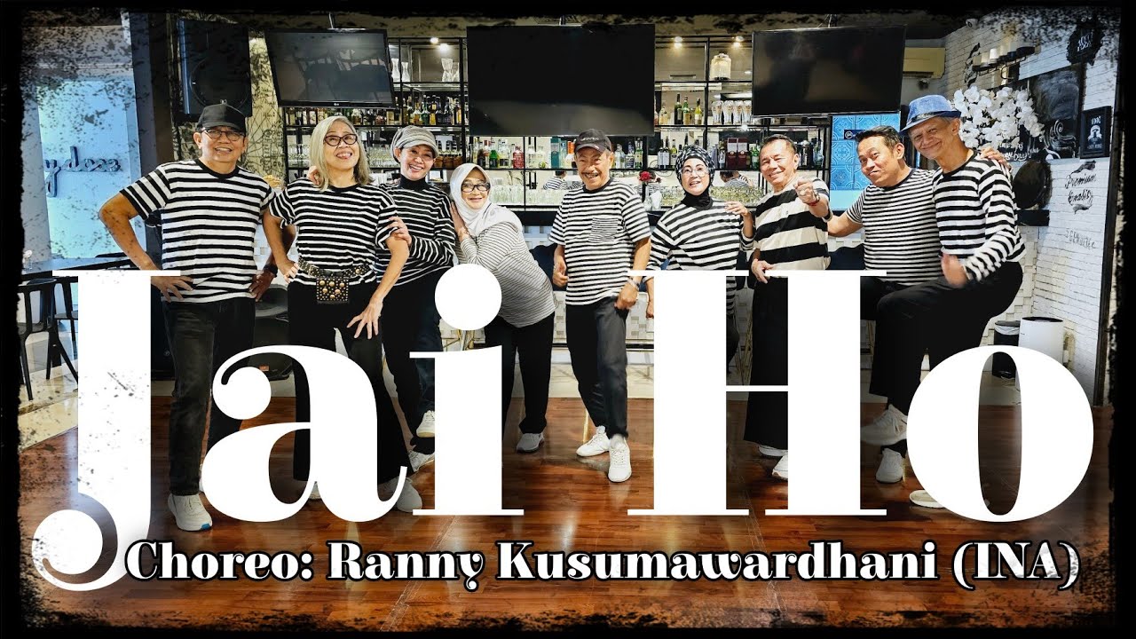 Jai Ho DEMO & TEACH - LINEDANCE | Choreo: Ranny Kusumawardhani (INA) | Demo: Gemilang77 Line Dance