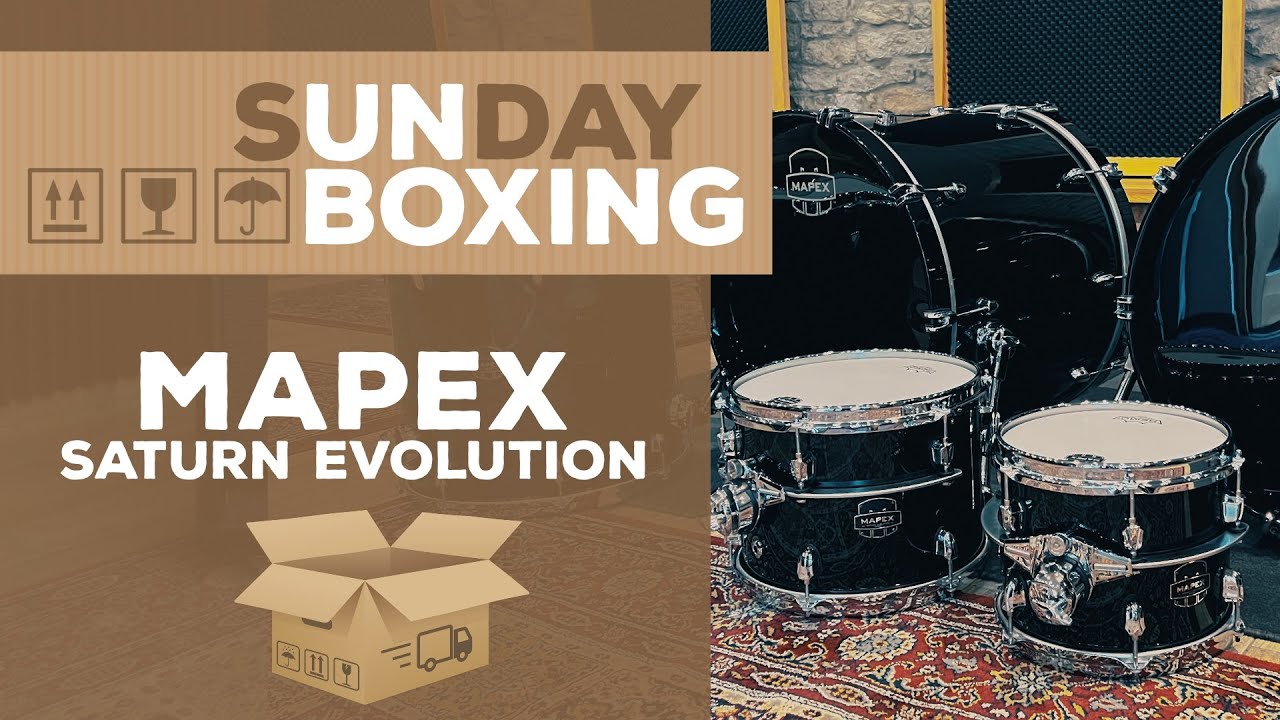 Sunday Unboxing - Mapex Saturn Evolution. New drumset for our studio.