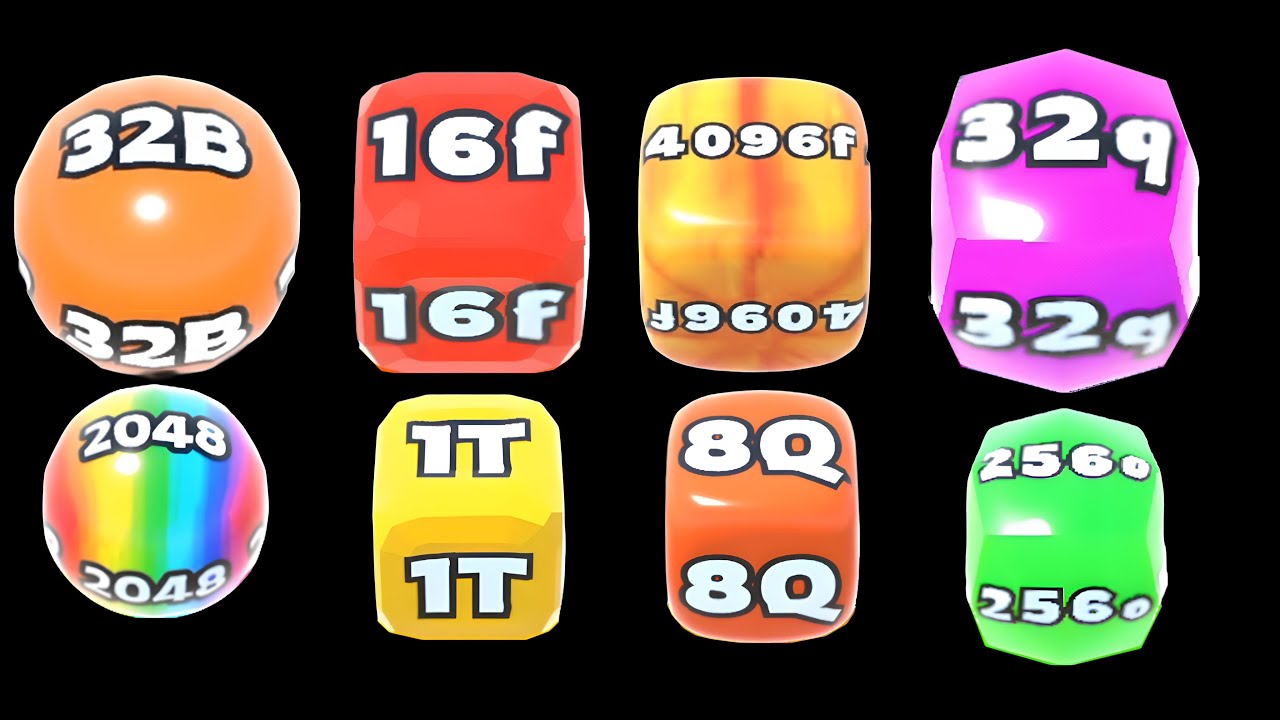 Jelly Run 2048 ULTIMATE Gameplay | 4 Shape Play Showdown! | 2048 To 32q Race