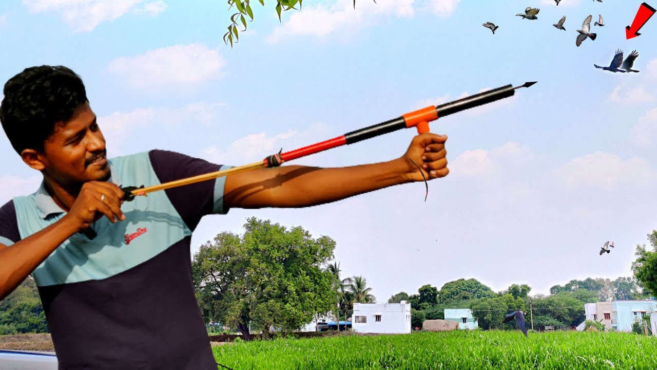 How to Make Powerful Slingshot at Home | சக்தி வாய்ந்த உண்டிகோல் | Survival Tool Making