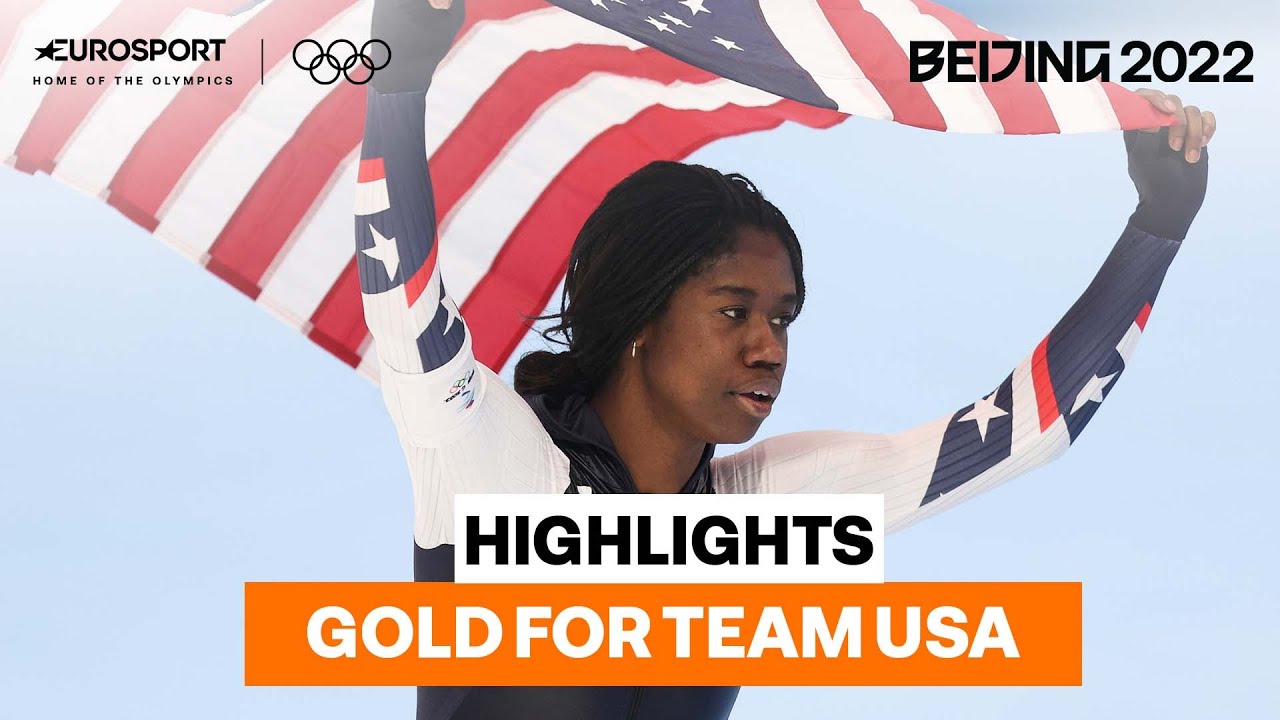 First Black Woman to win Individual Gold at Winter Olympics | 2022 Winter Olympics