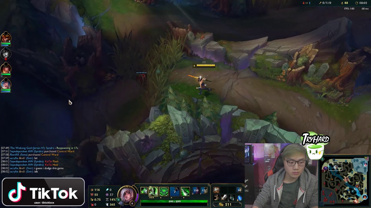 Box Box  Riven vs Jax  Top  - Box Box Riven Stream Patch 9.8