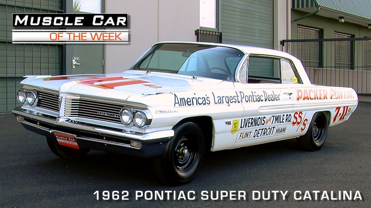1962 Pontiac Catalina Super Duty Super Stock Video, видео о маслкаре недели, выпуск № 89