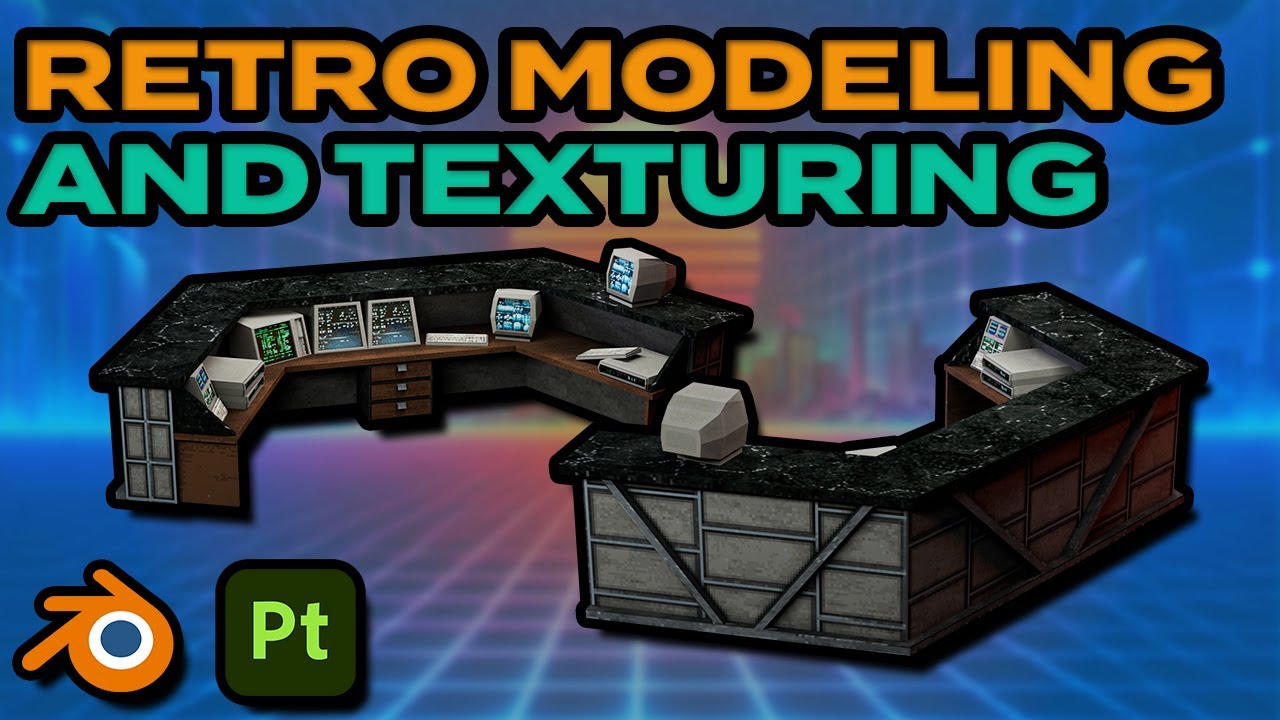 Retro PS1 Inspired 3D Modeling & Texturing Tutorial | Blender and Substance Painter