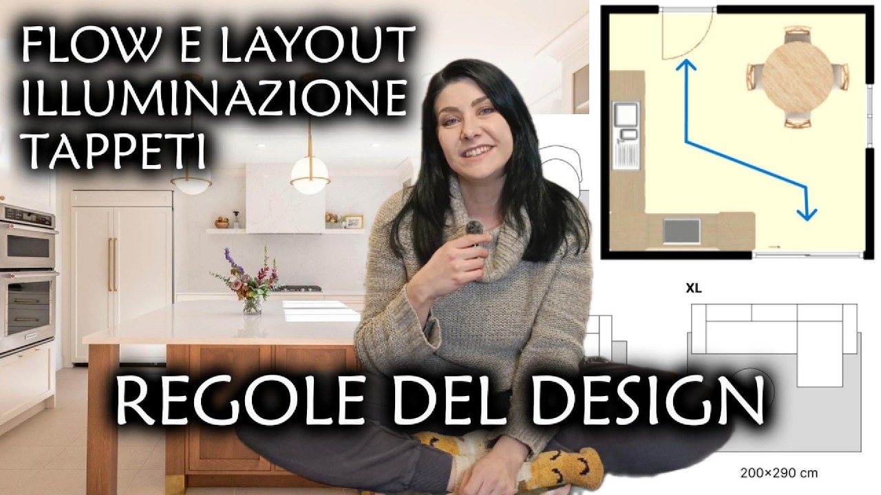 PARLIAMO DI FLOW E LAYOUT, ARREDARE CON L'ILLUMINAZIONE E CON I TAPPETI