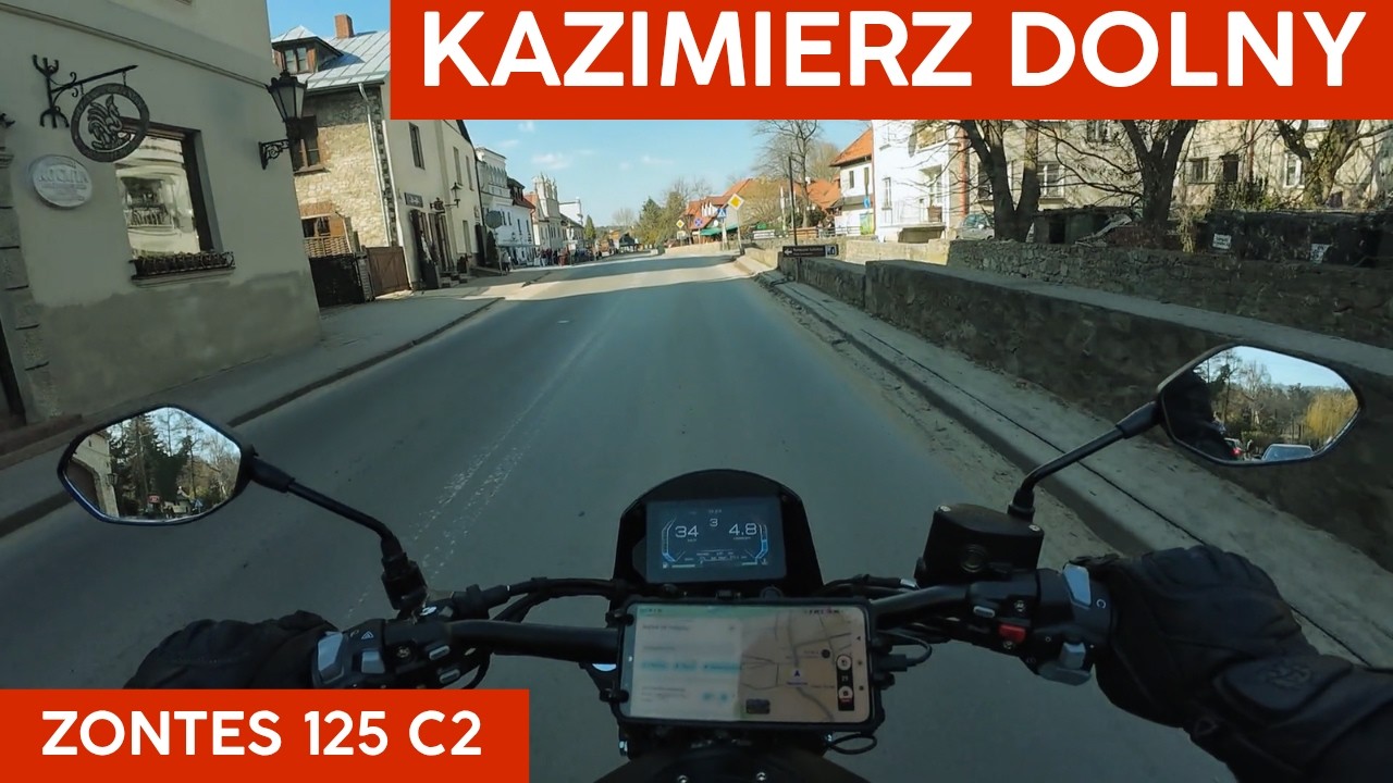 Zontes 125 C2 - Spontaniczny wyjazd | Kazimierz Dolny