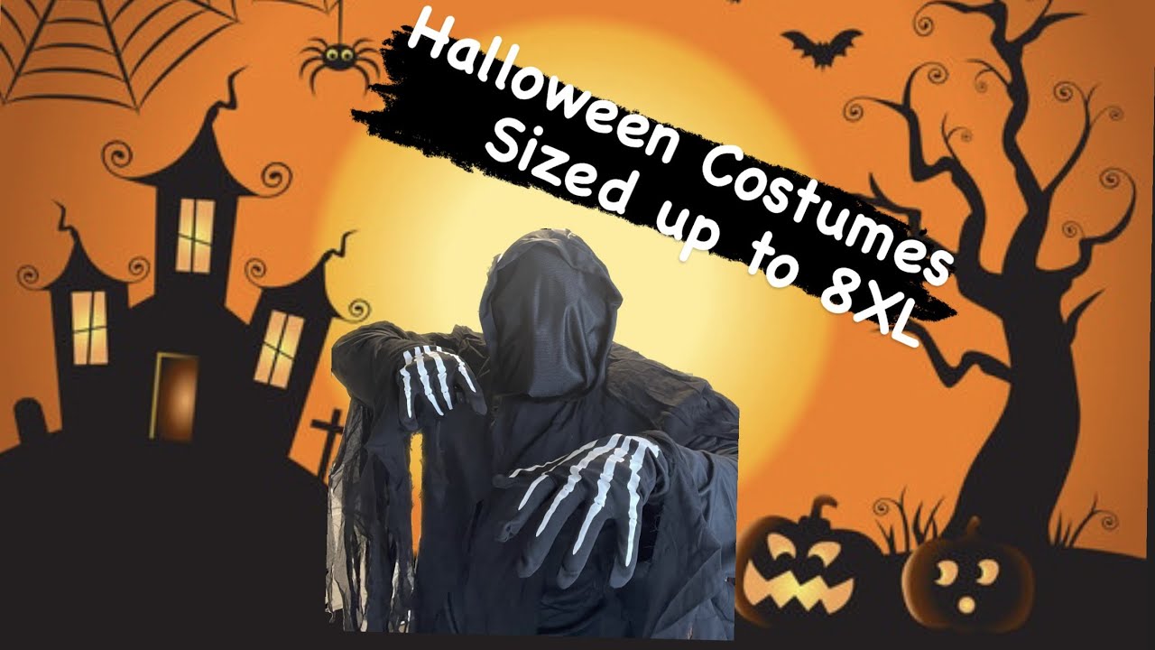 Halloween Costumes Sizes Up To 8XL!