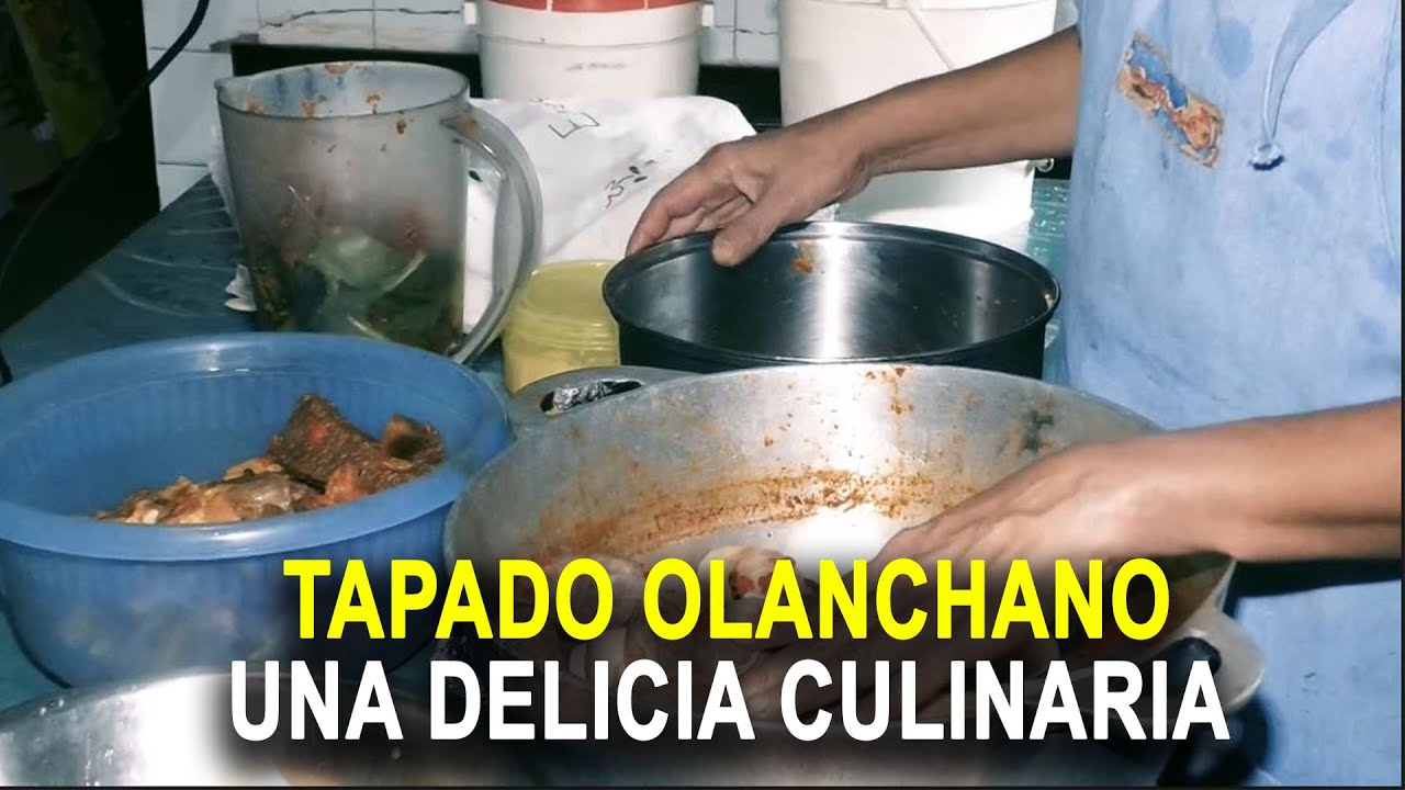 Cocinando el famoso Tapado Olanchano