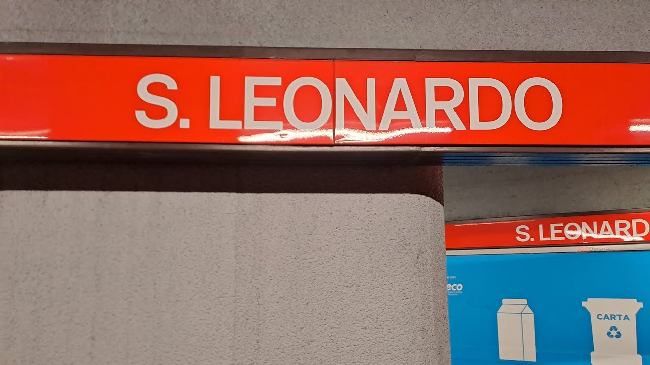 (Walkthrough) Stazione SAN LEONARDO (M1 Metro Milano)