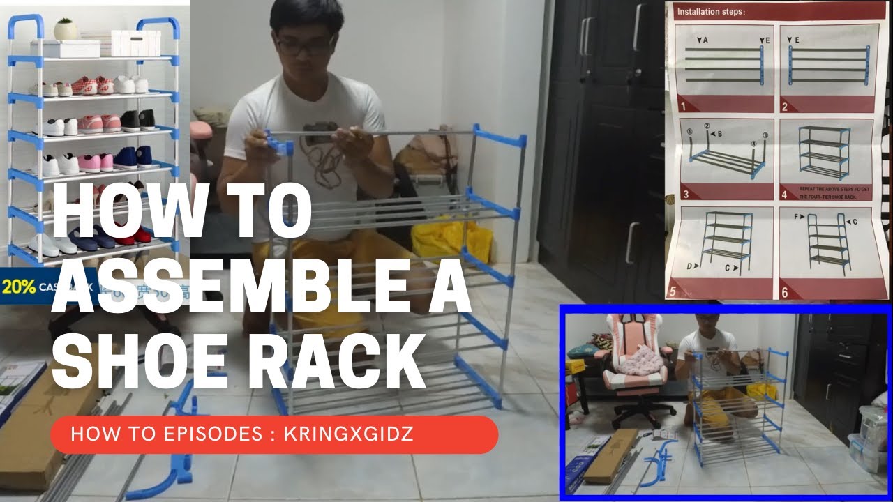 Shoe Rack Assembly - How to Assemble Shoe Rack From Shopee