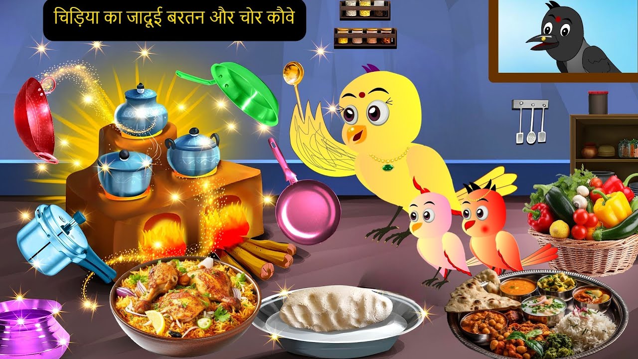 कार्टून | NEW Episode Greeb Chidiya wala Cartoon | Chidiya Cartoon|Hindi Kahani|tunikauwastoriestv