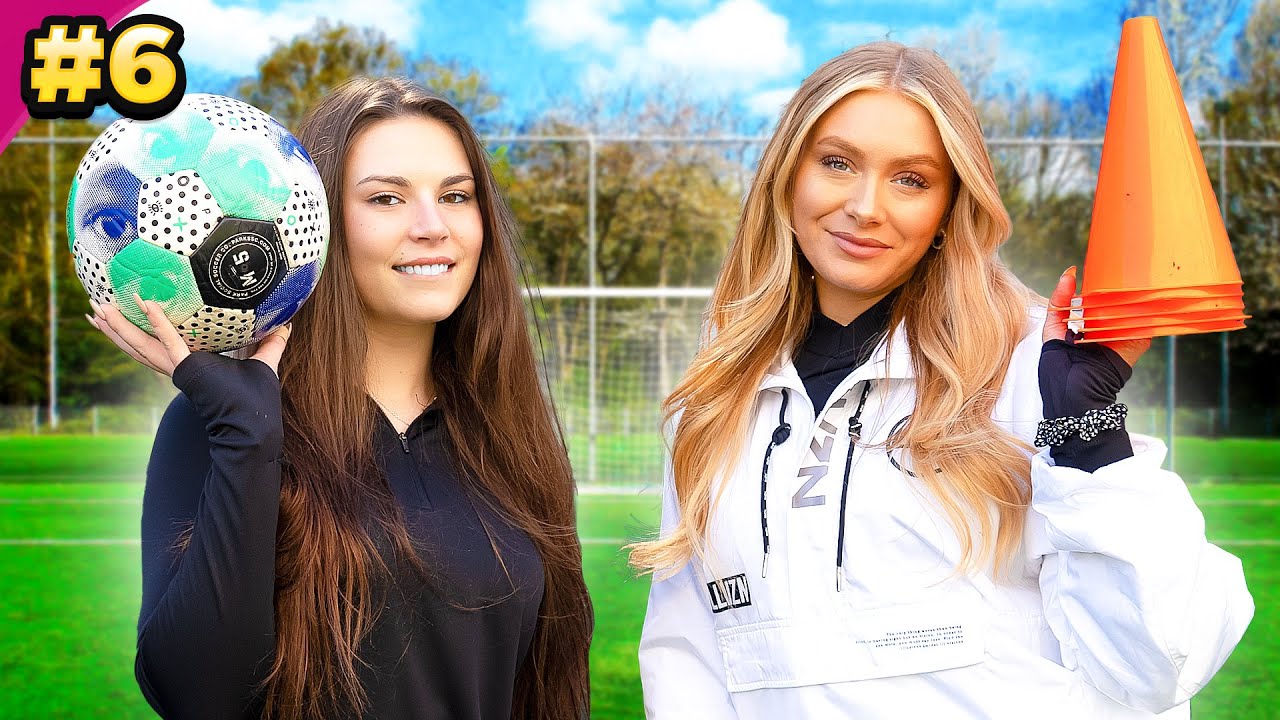 EXTREME FOOTBALL CHALLENGE vs LAUREN ALEXIS! ⚽😱