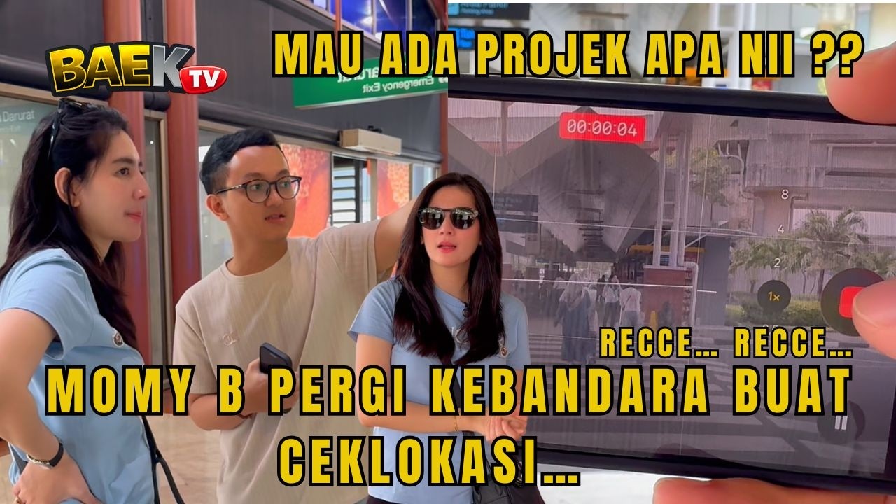 MAU ADA PROJECT APA NIH??  MOMMY B PERGI KE BANDARA BUAT CEK LOKASI.. RECCE RECCE DULU!!!