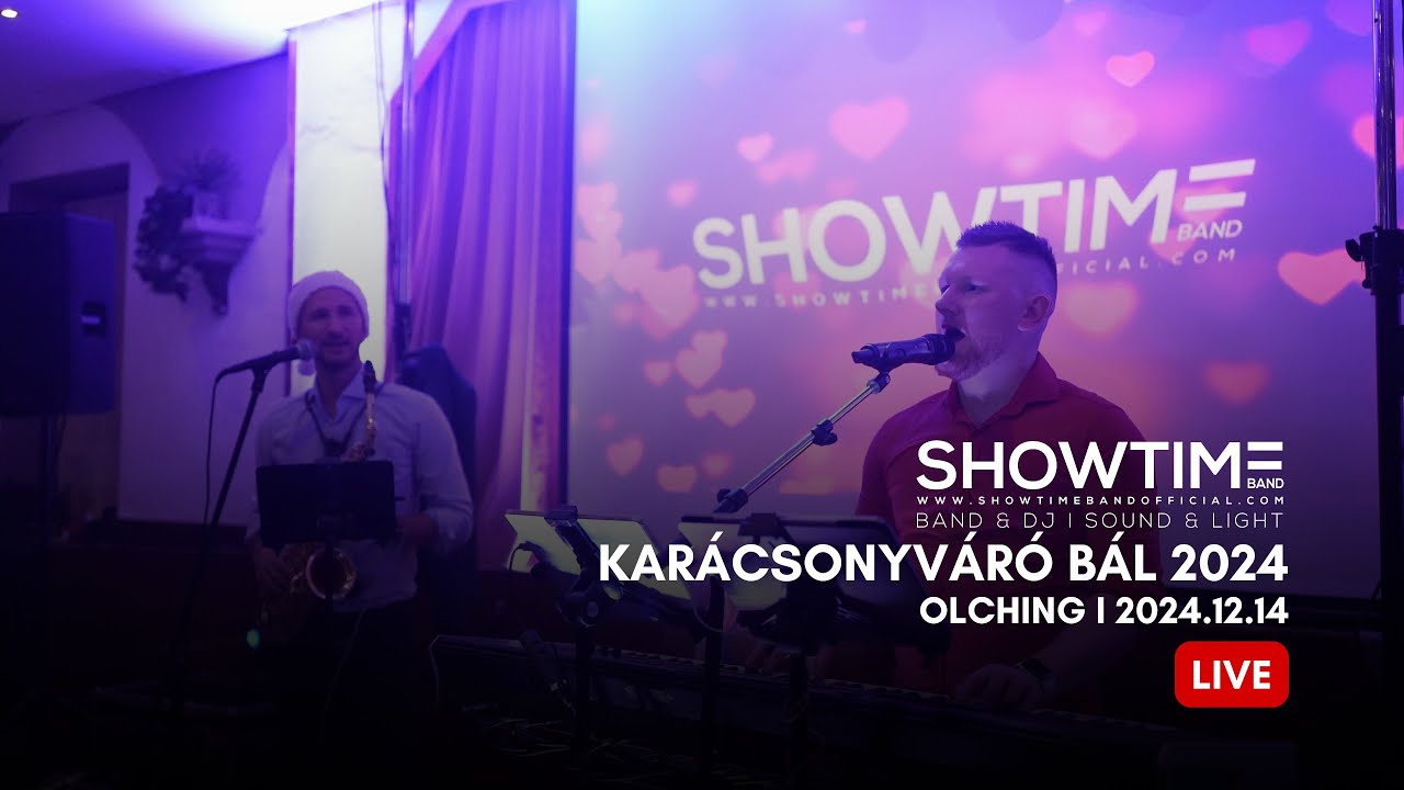 Showtime Band - Karácsonyváró bál 2024 - Olching *LIVE*