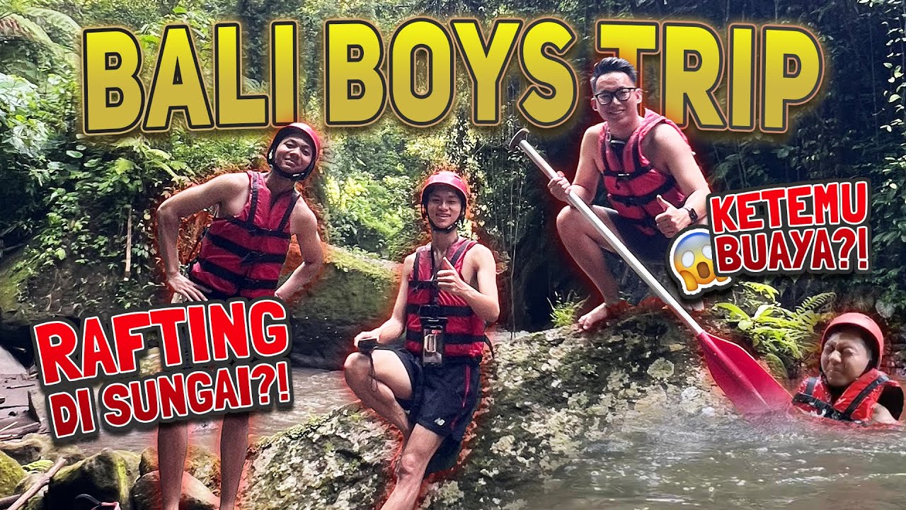 Keliling di BALI Bareng BESTIE🤩 ARUNG JERAM Langsung di SUNGAI😱⁉️Ketemu BUAYA sampai PANIK🐊⁉️(ep. 1)