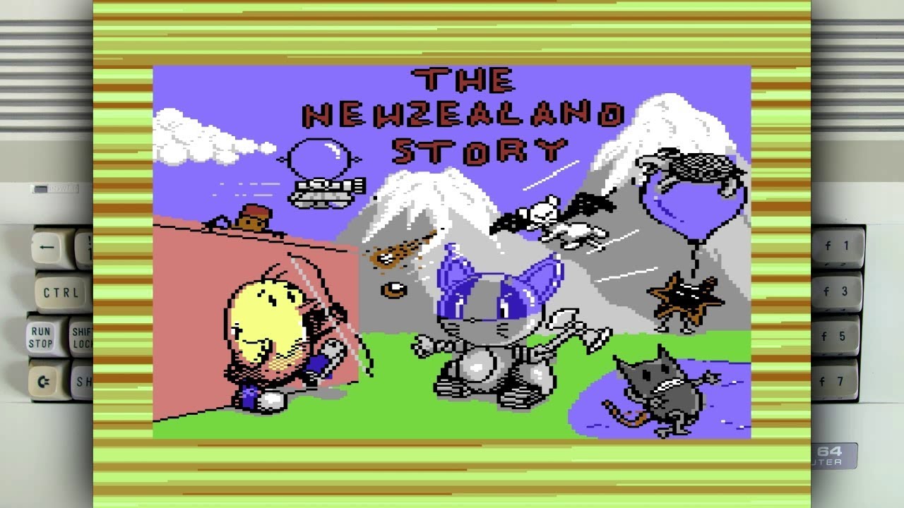 The New Zealand Story on the Commodore 64