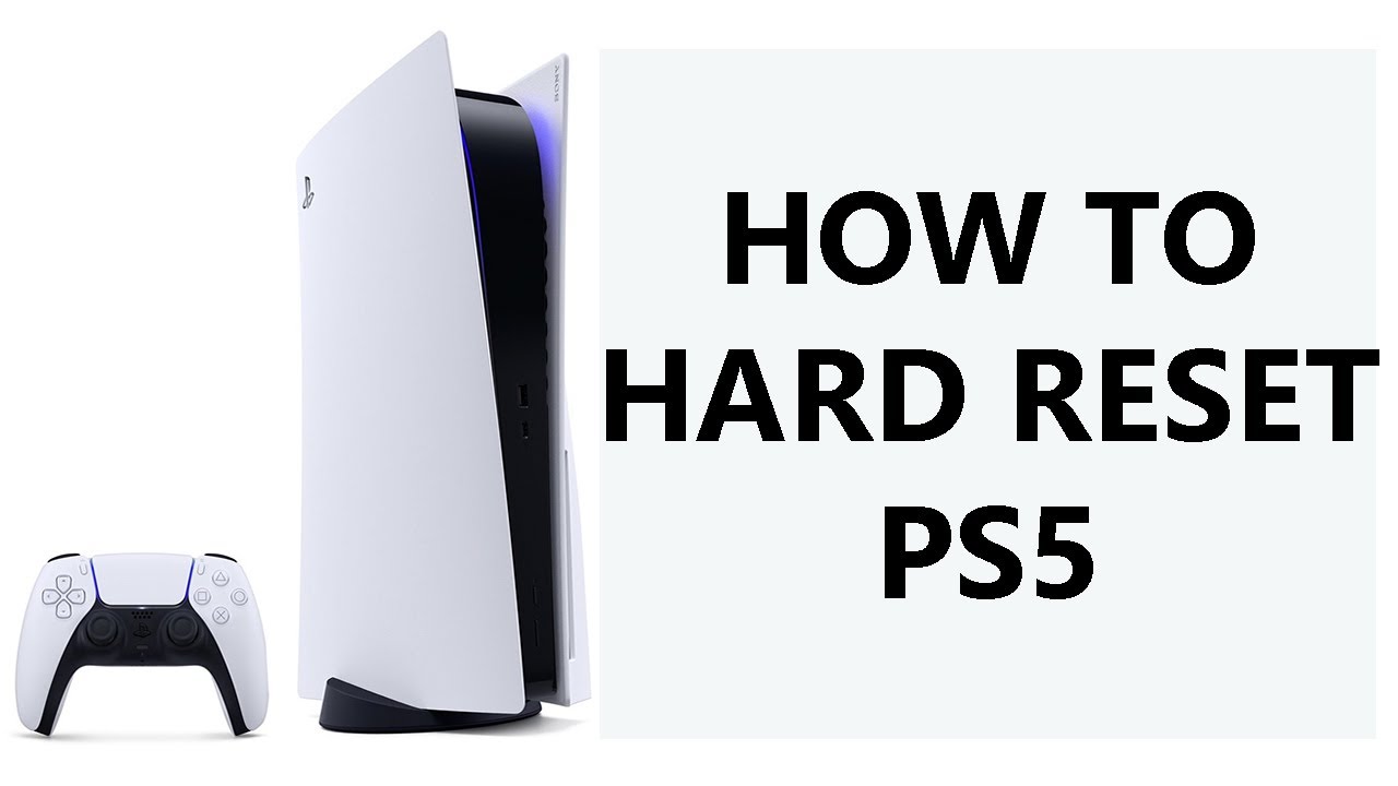 How To Hard Reset PS5
