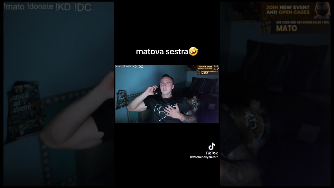 2sekundovymato - Sestra #shorts #2sekundovymato #stream #restt #twitch #oddshots #mato