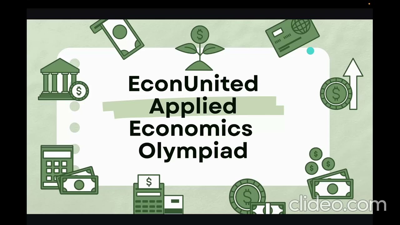 EconUnited's Applied Economics Olympiad Informational Video