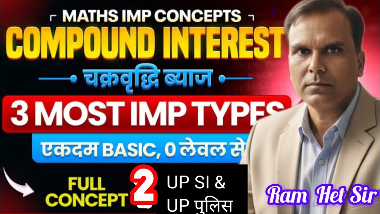चक्रवर्ती ब्याज लेक्चर 2 UPSSSC PET ll UP POLIC, SSC GD लेखपाल UPTET, SUPER TET, RRB Group D
