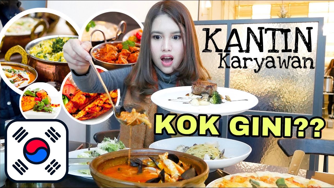 KOREA VLOG #3 - KANTIN KARYAWAN DI KOREA KOK GINI?? 🤔😱