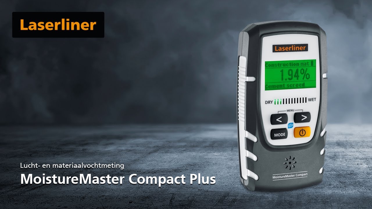 Lucht- en materiaalvochtmeting - Laserliner - MoistureMaster Compact Plus - 082.334A