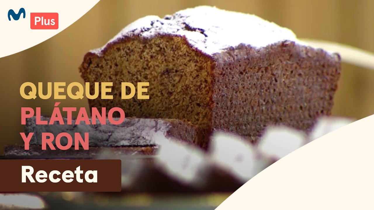 Queque de plátano y ron: Receta fácil y rápida | Dulces Secretos