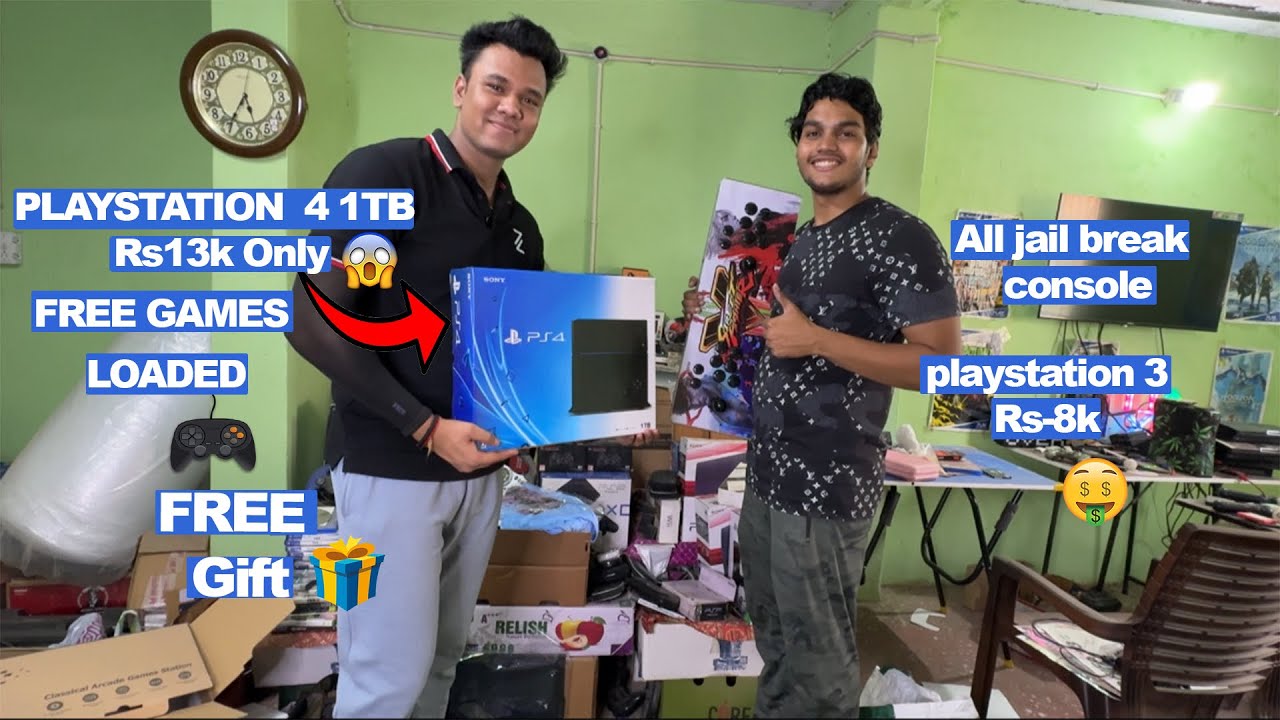 Playstation 41tb Rs-13k only 😱|Free game loaded 🎮| Free gifts 🎁 | All jail break cansole