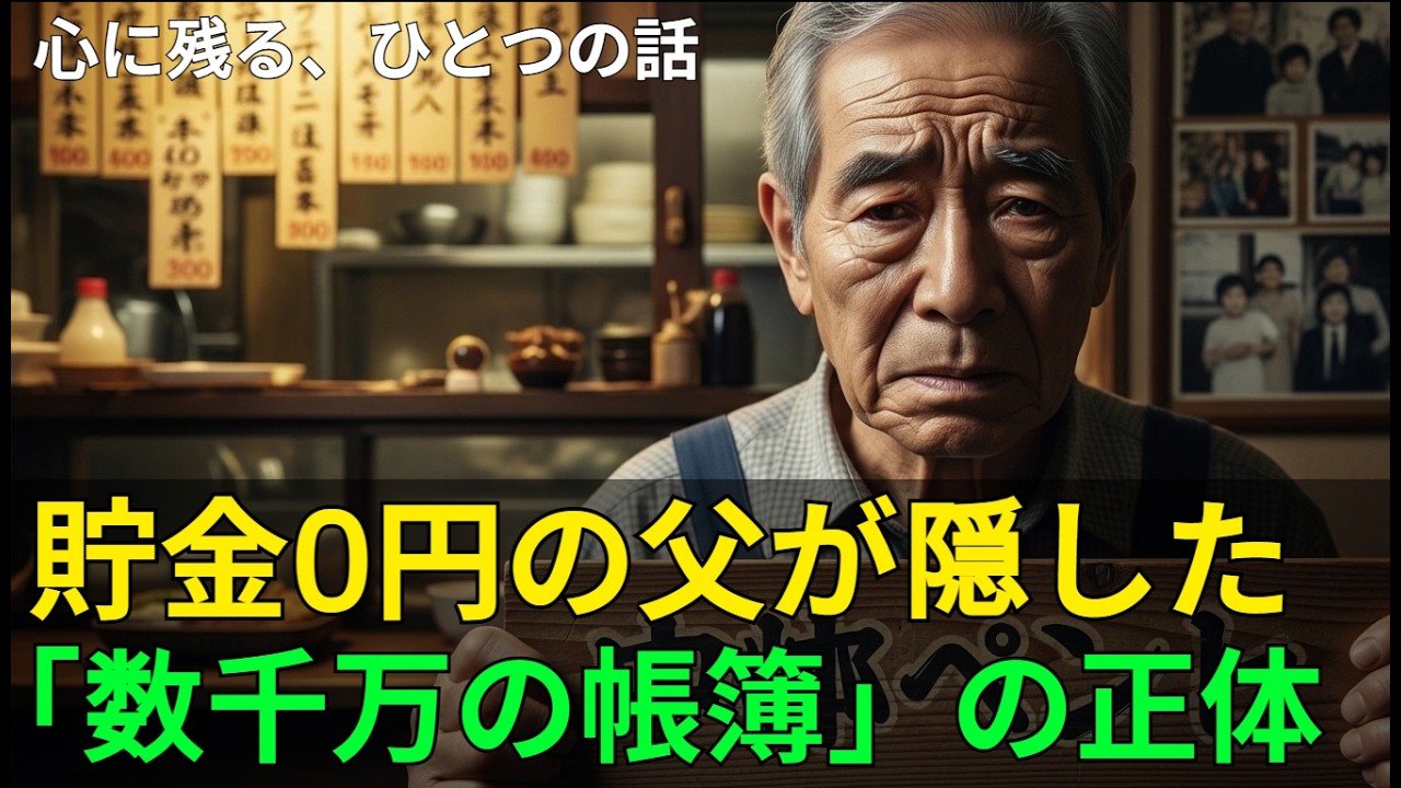 【涙腺崩壊】「時代遅れの店は畳め」と父を捨てたエリート息子。閉店当日、店を埋め尽くした数千人の正体と父が40年隠した帳簿の真実。