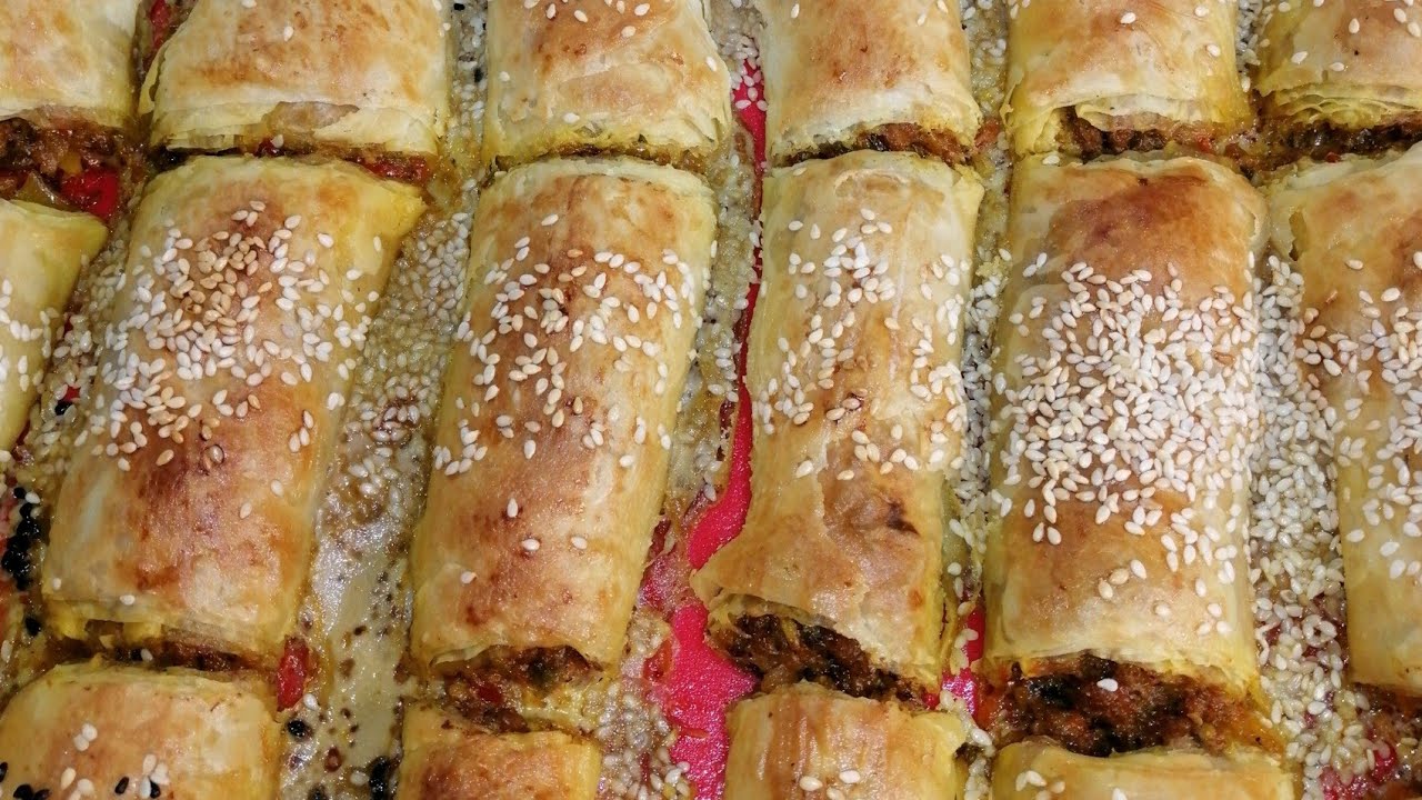 البوراك التركي الهش المقرمش باللحمة بالعجينة الاصلية | Turkish Borak