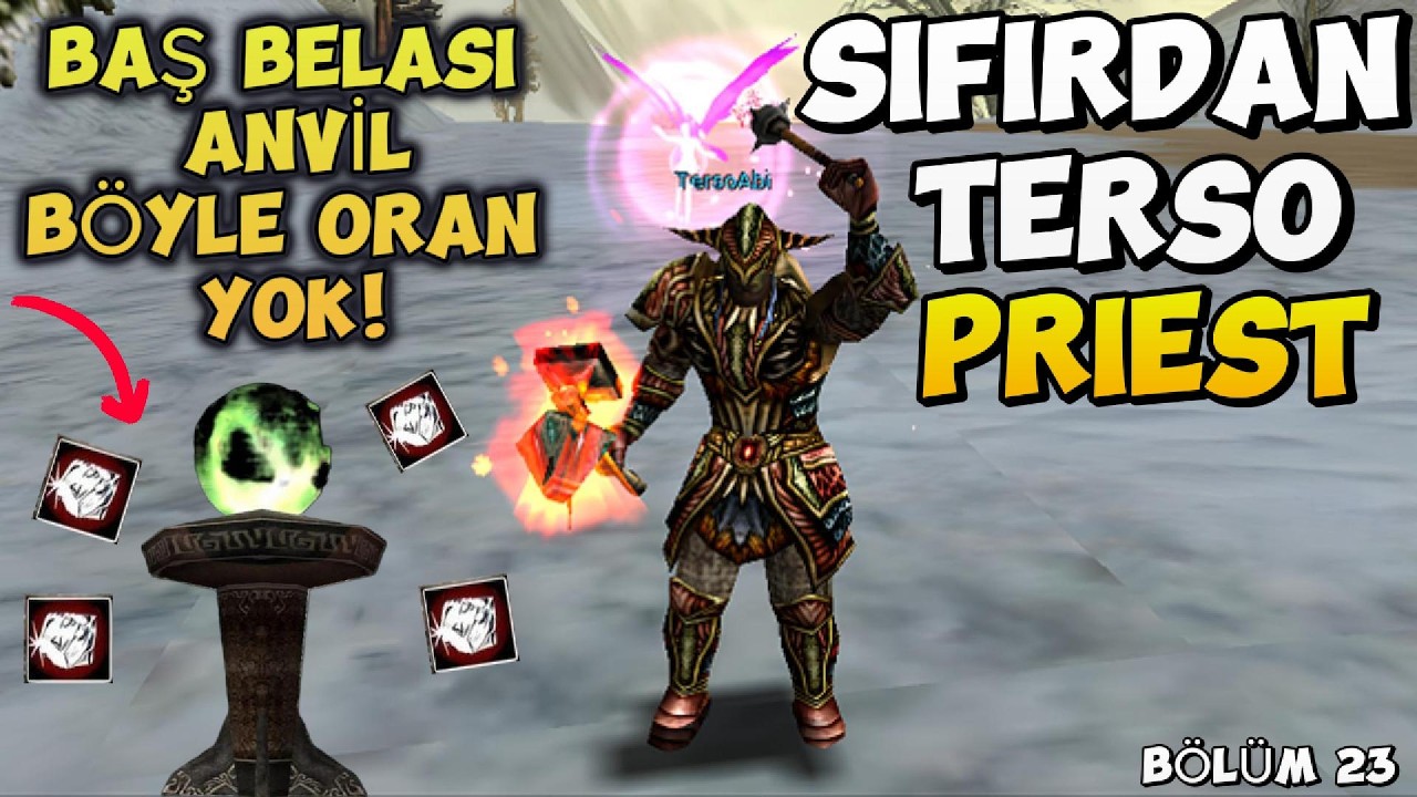 REKOR UPGRADE!  İLK SİLVERY GEM KAZANCI! | Sıfırdan Terso Priest I Knight Online - B&ouml;l&uuml;m 23