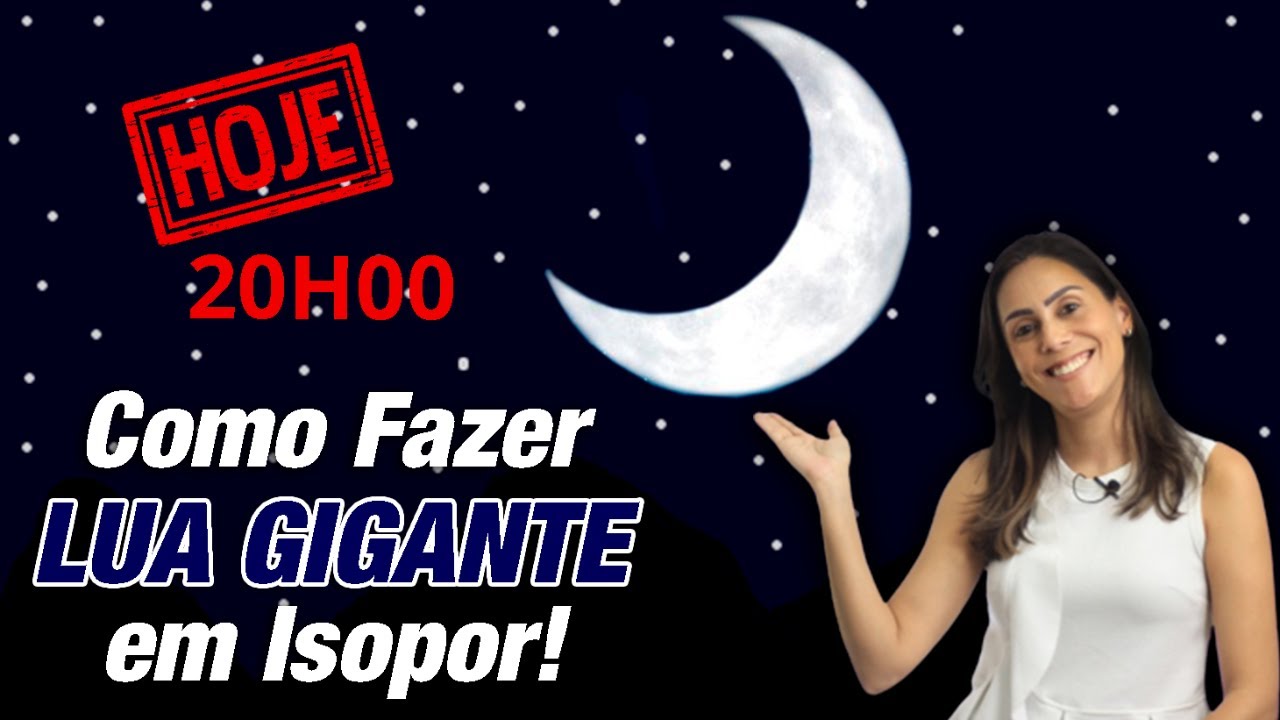 Passo a Passo Escultura de Lua Gigante em Isopor