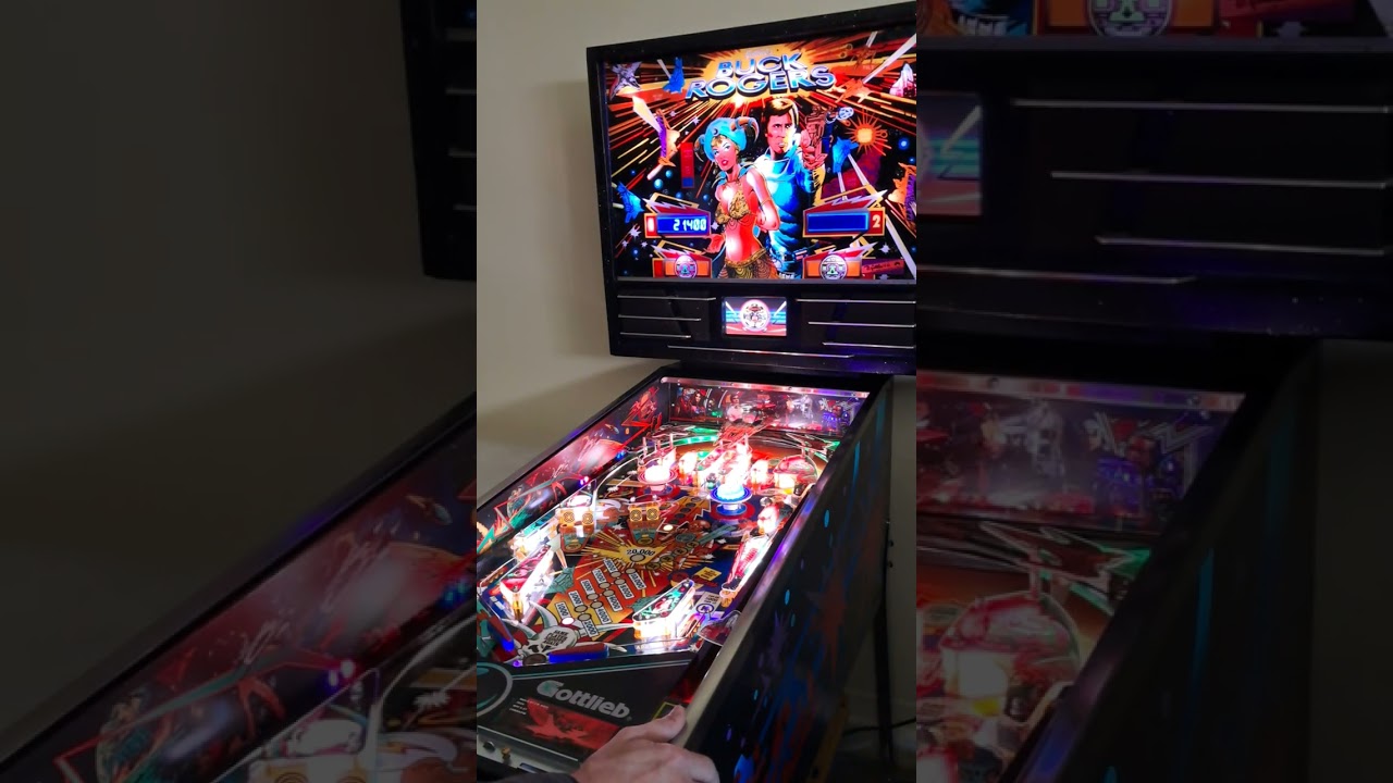 Custom Buck Rogers Pinball - First Flip