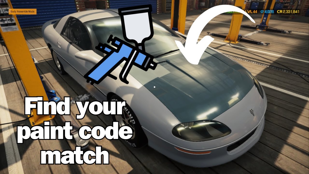 Car Mechanic Simulator 2021 Paint code walkthrough