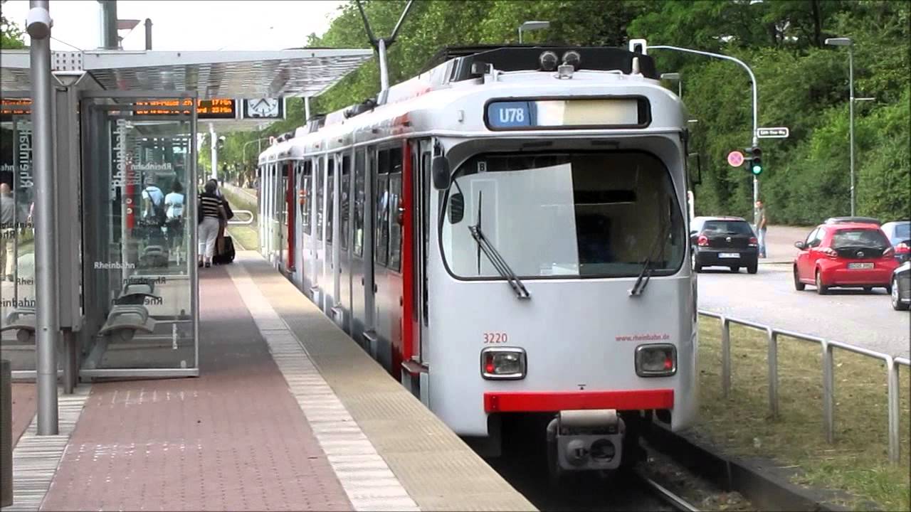 GT8SU auf der Linie U78 in Düsseldorf