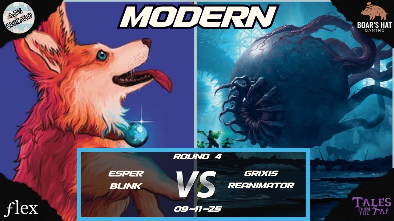 Esper Blink VS Grixis Reanimator   [MTG Modern Round 4]