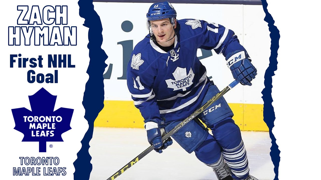 Zach Hyman #11 (Toronto Maple Leafs) first NHL goal Mar 7, 2016 (Classic NHL)