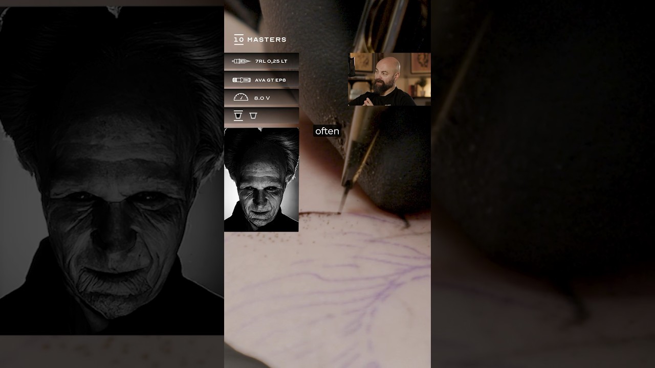 A Master's advice for tattooing Blackwork #shorts #tattooblackwork #learntattooing #tattoocourse