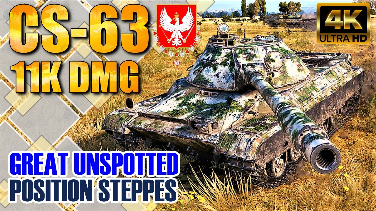 WoT Replays CS-63 &diams; 11k Dmg &diams; World of Tanks Gameplay 4k UHD