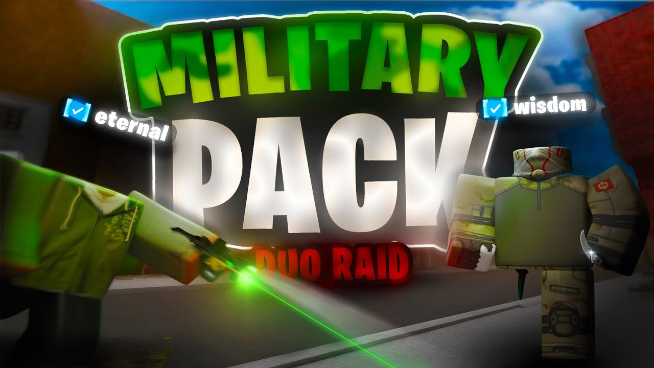 RAIDING With The New MILITARY PACK in Da Hood! 🪖 | ft. @eternalsznn