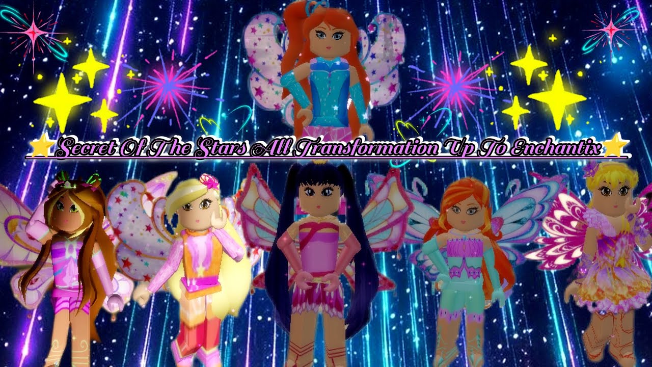 Secret Of The Stars All Transformation Up To Enchantix