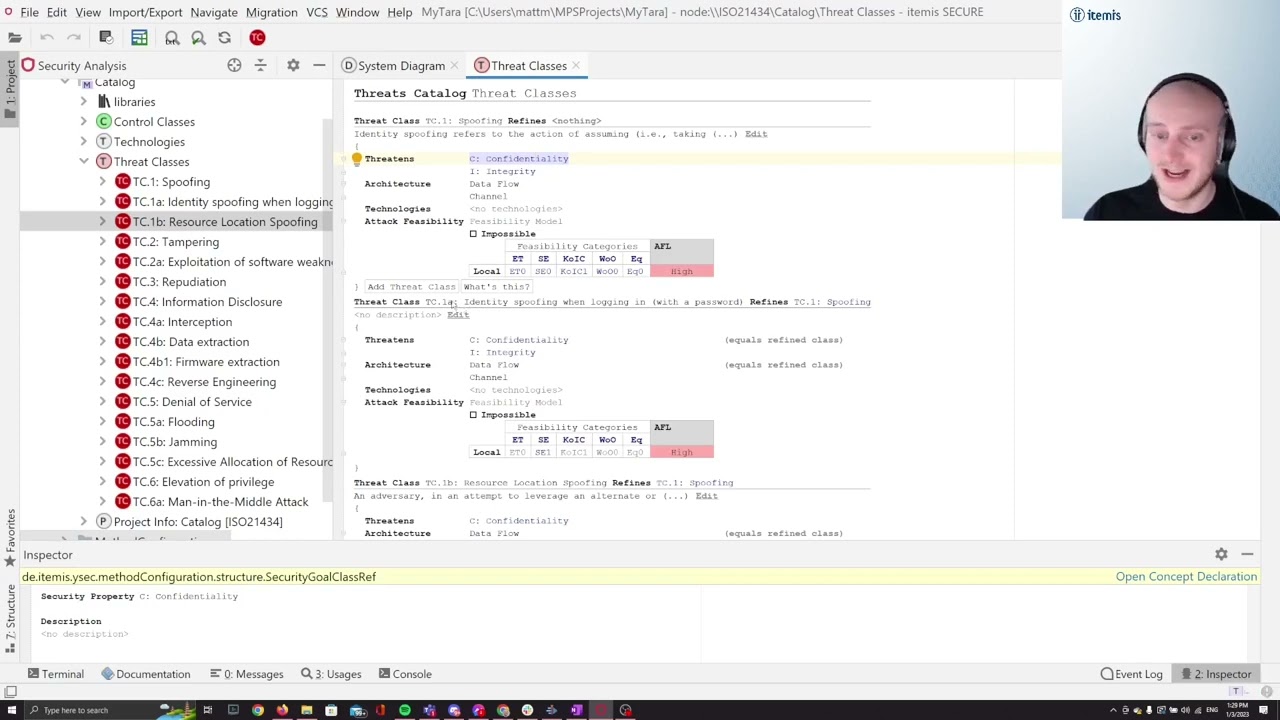 Modifying the Threat Catalog