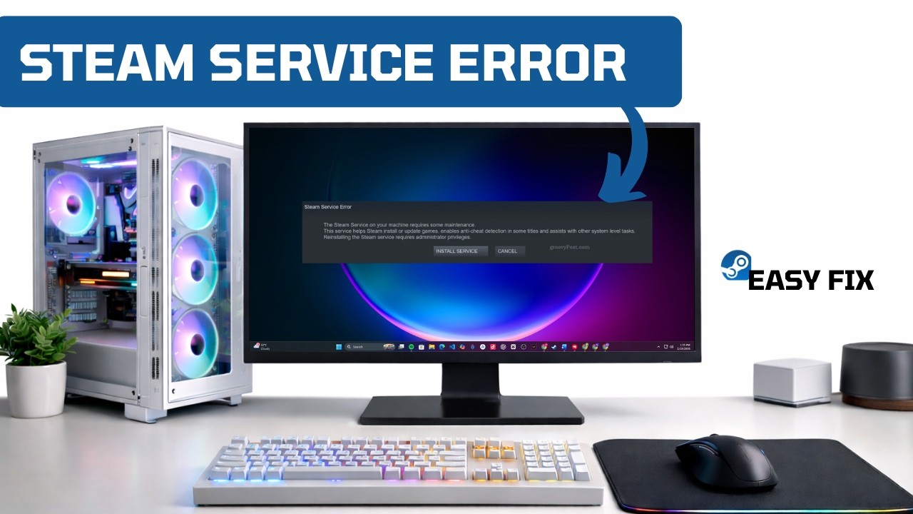 Fix Steam Service Error on Windows | Repair Steam Client Service (2026 Guide)