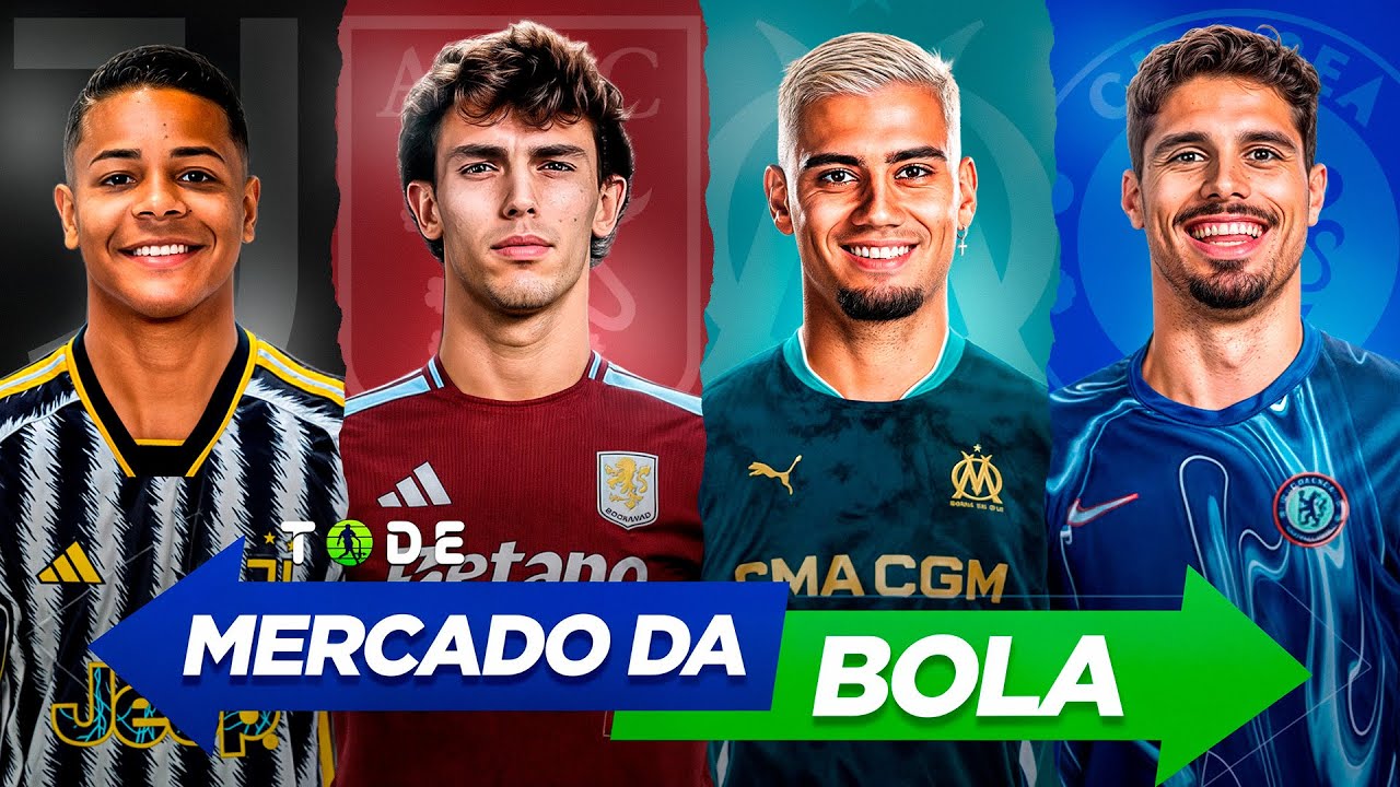 MARSEILLE faz OFERTA por A. PEREIRA l J. FÉLIX no VILLA l PEDRO NETO é do CHELSEA l WESLEY na JUVE