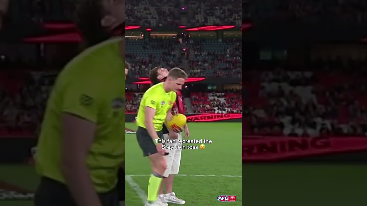 Rumour has it that the coin hasn't dropped to this day... #afl #cointoss