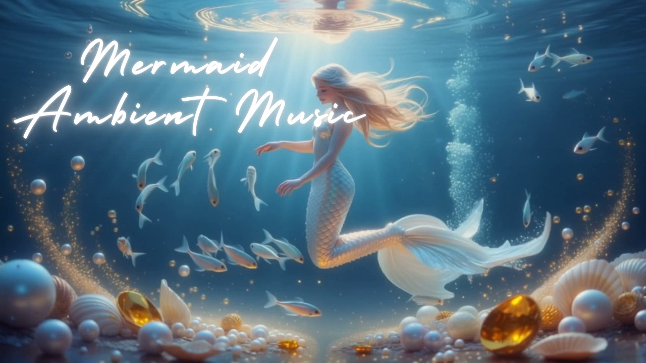 Enchanted Forest Stream 🌿 Mermaid Ambient Music with Flowing Water for Deep Relaxation